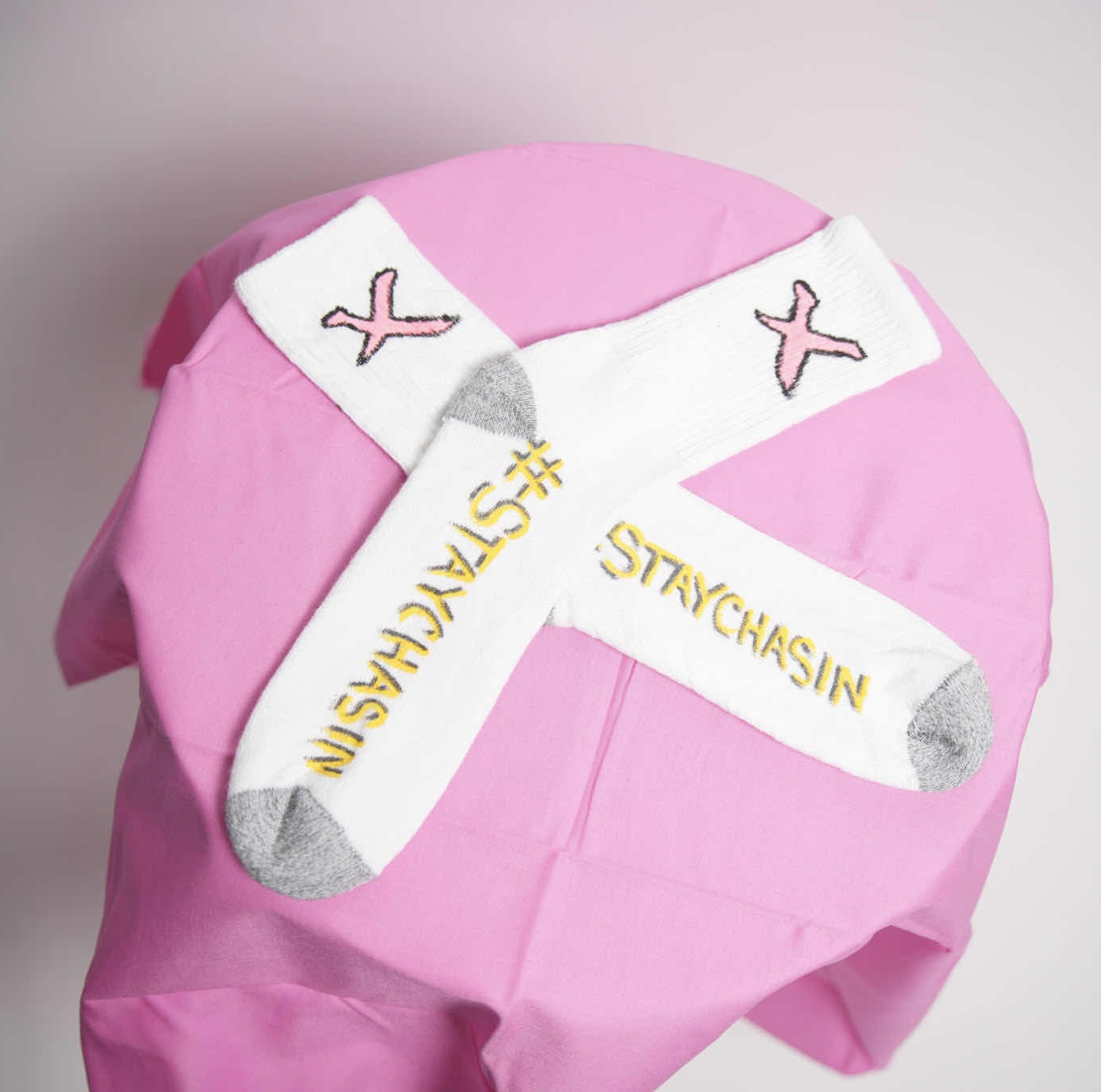 ‘X’ Socks (Pink) photo 5