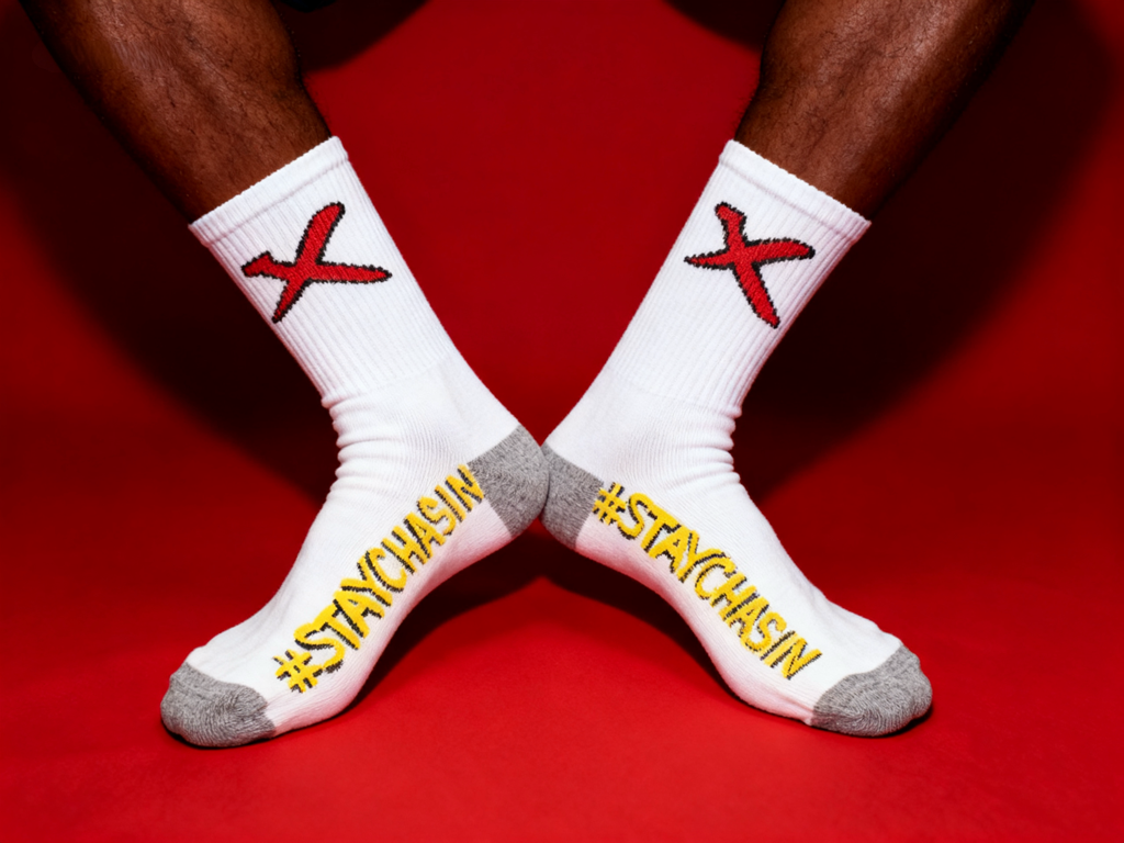 ‘X’ Socks (Red) photo 2