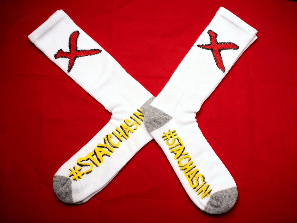 ‘X’ Socks (Red) photo 3