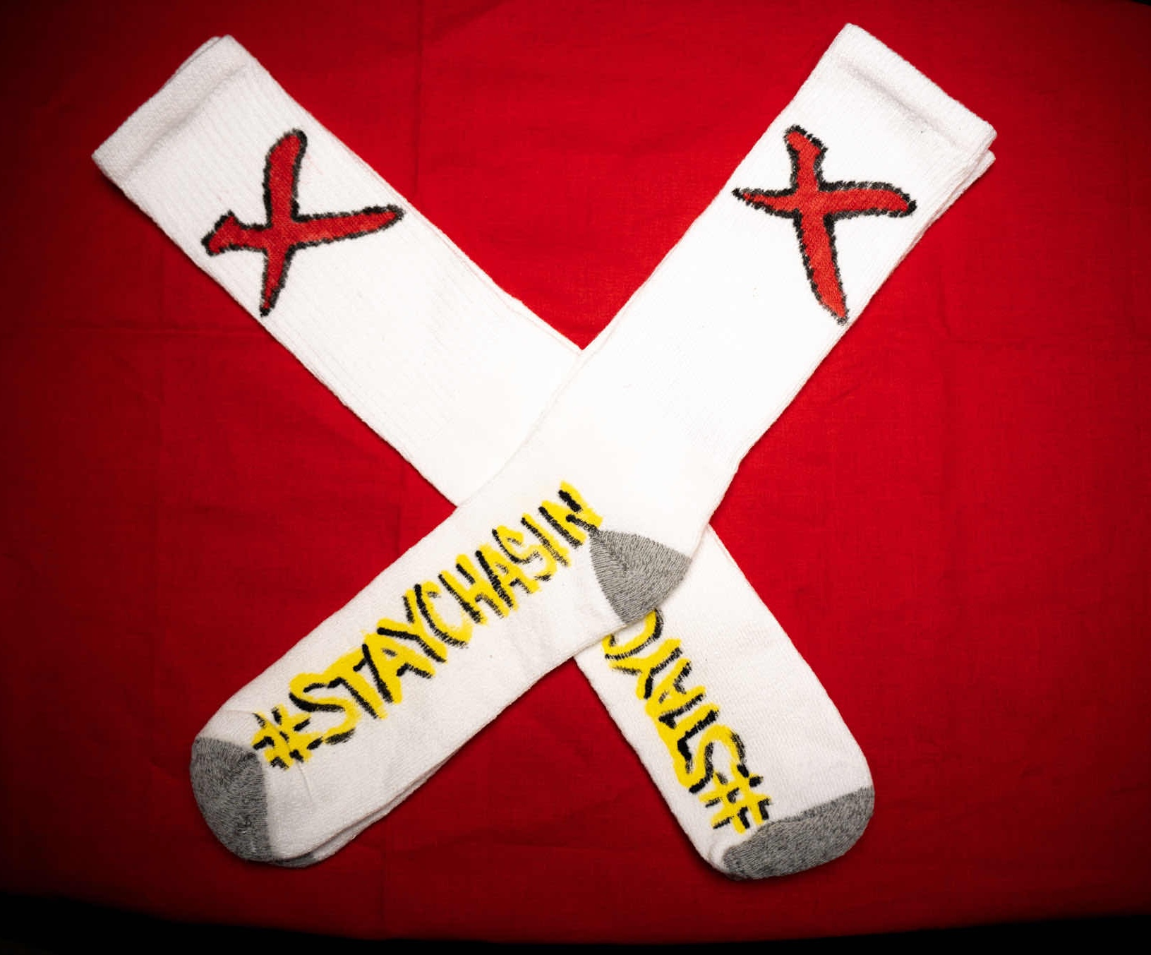 ‘X’ Socks (Red) photo 4
